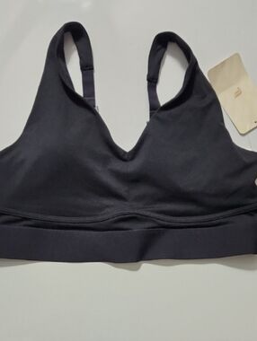 Fabletics Black V-Neck Sports Bralette
